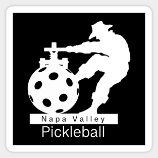 Napa Valley Pickleball Crusher (front only) Sticker